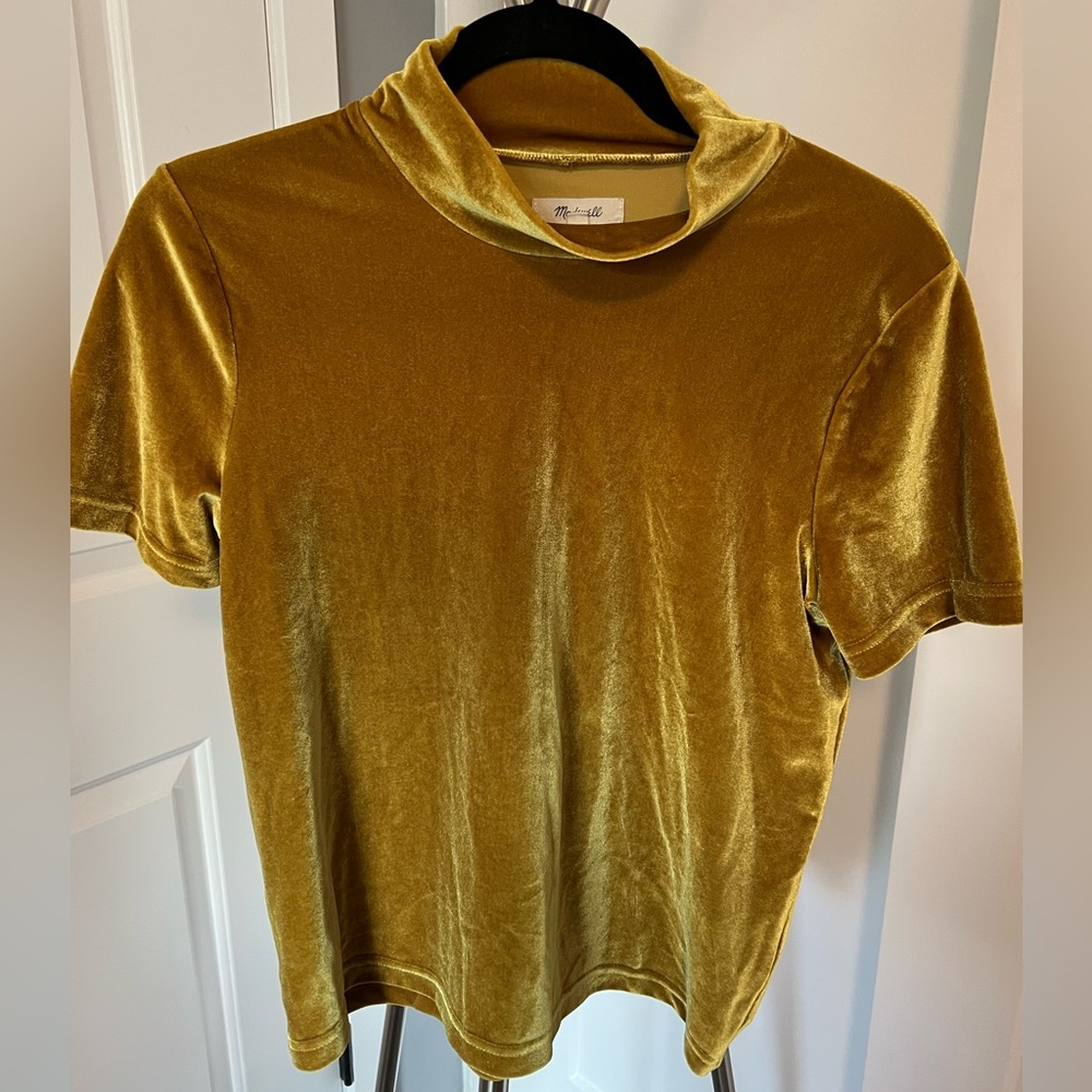 Madewell velvet top